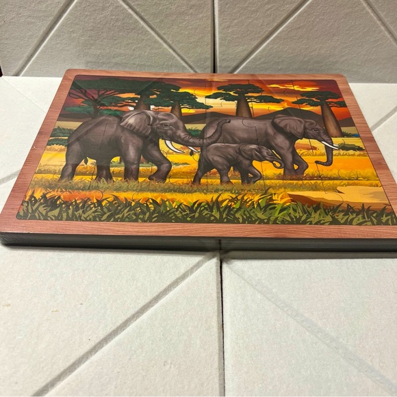 4 Puzzle Pack Africa/Safari Themed NEW! - Picture 4 of 6